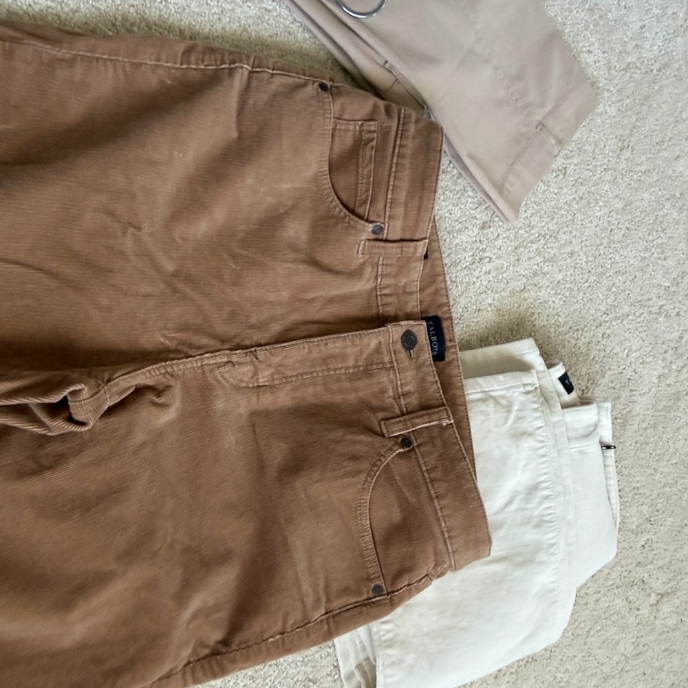 Talbots Women’s Corduroy Light Brown Pants - Picture 5 of 7